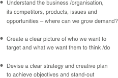 Understand the business /organisation,  its